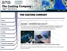 Tablet Screenshot of bmb-coating.com